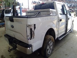 2017 FORD F-150, WHITE, XLT MODEL, CREW CAB, 3.5L, AT, 2WD,  F26364